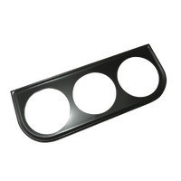 Splitfire 2-1/16" 52mm 3 Hole Gauge Instrument Mount Bracket Black