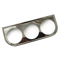 Splitfire 2-1/16" 52mm 3 Hole Gauge Instrument Mount Bracket Chrome