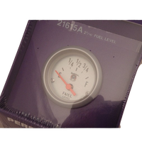 Splitfire 2 1/16" Fuel Level Gauge Empty 73 OHM Full 10 OHM Silver