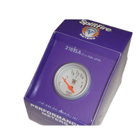 Splitfire 2 1/16" Fuel Level Gauge Empty 240 OHM Full 33 OHM Silver
