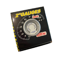 Air Fuel Ratio Gauge Rich Lean 52mm 2 1/16" Black Narrow Band Stoich Bar Graph