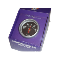 Splitfire 2 1/16" AMMETER 60 Amps Black Dial