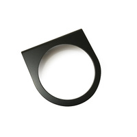 Splitfire 2-5/8" 66mm 1 Hole Gauge Instrument Mount Bracket Black
