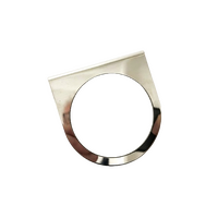 Splitfire 2-5/8" 66mm 1 Hole Gauge Instrument Mount Bracket Chrome