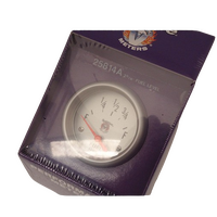Splitfire 2 5/8" 66mm Fuel Level Gauge Empty 0 OHM Full 90 OHM Silver