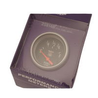 Splitfire 2 5/8" 66mm Fuel Level Gauge Empty 73 OHM Full 10 OHM Black