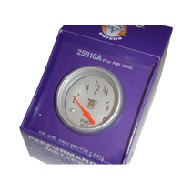 Splitfire 2 5/8" Fuel Level Gauge Empty 240 OHM Full 33 OHM Silver