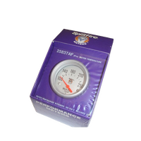 Splitfire 2 5/8" WATER TEMPERATURE GAUGE 100-250F Electrical Silver Dial